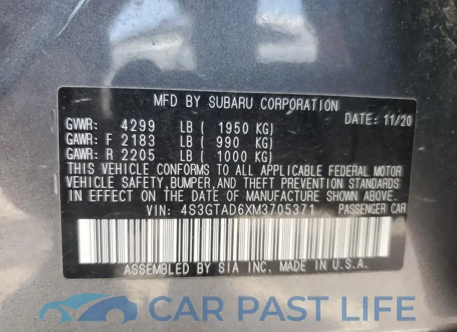 4S3GTAD6XM3705371# 13