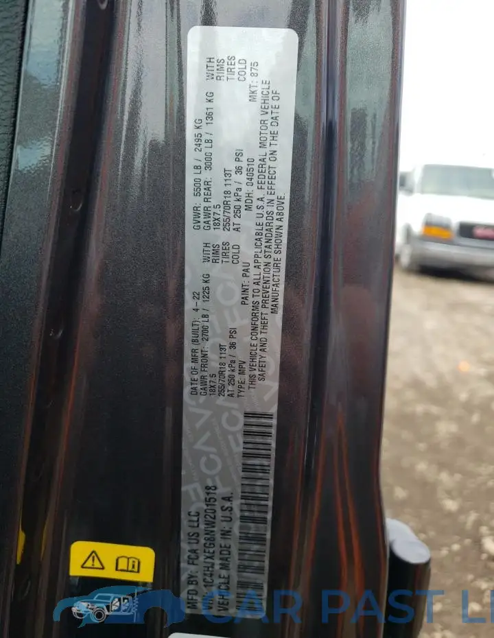 1C4HJXEG8NW201518# 12