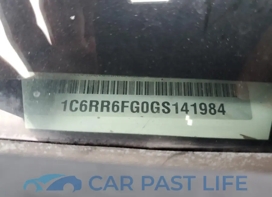 1C6RR6FG0GS141984# 12