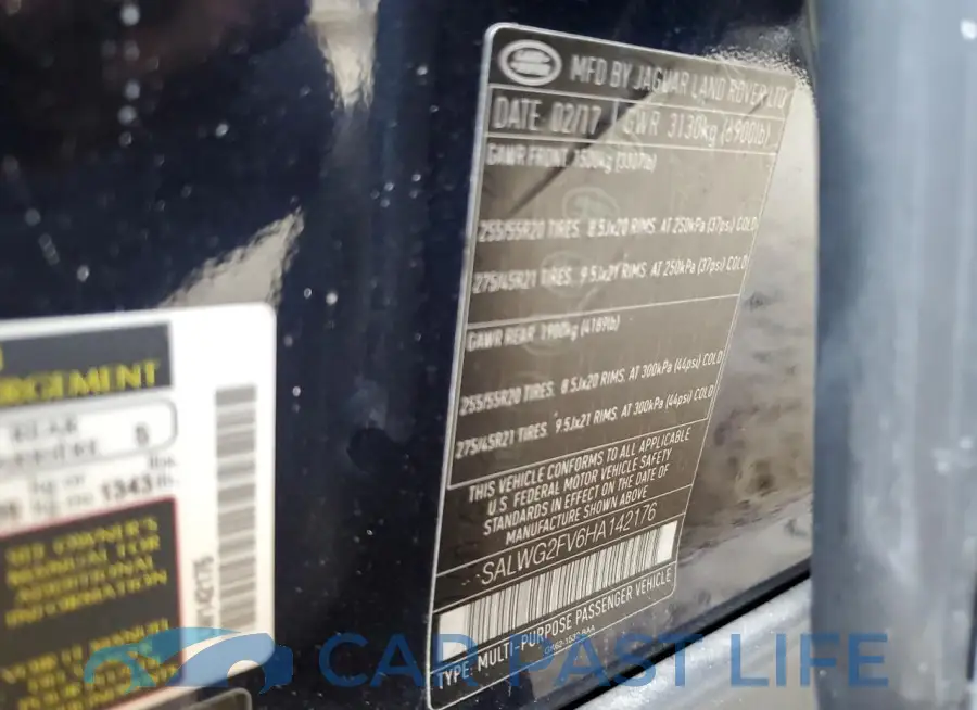 SALWG2FV6HA142176# 13