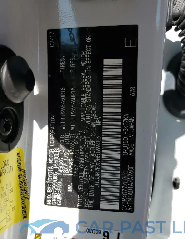 JTJJM7FX9H5169483# 14