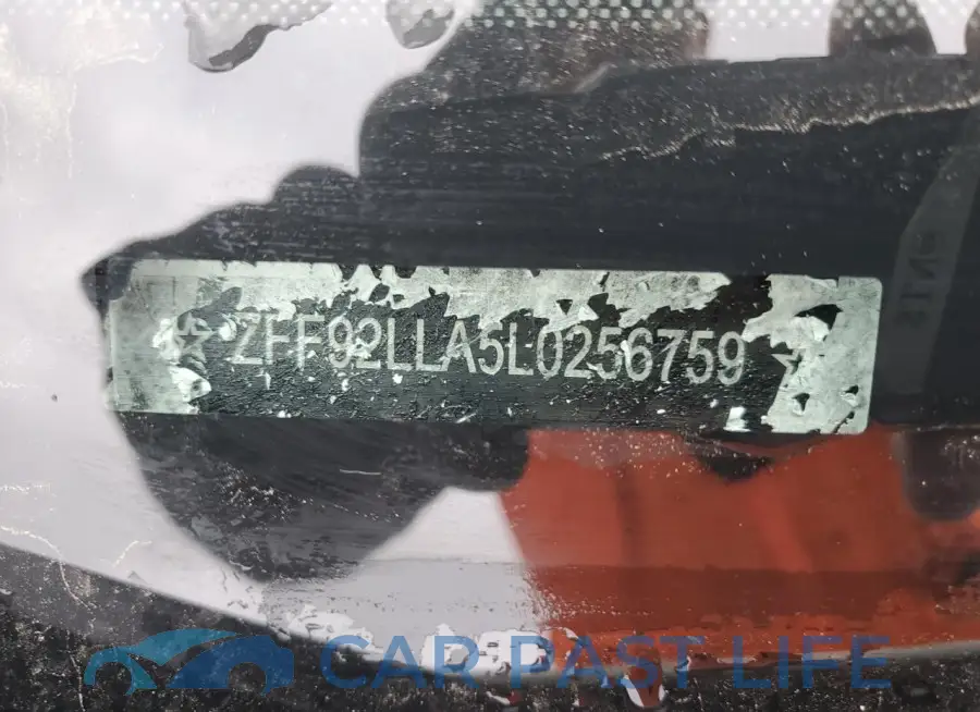 ZFF92LLA5L0256759# 12