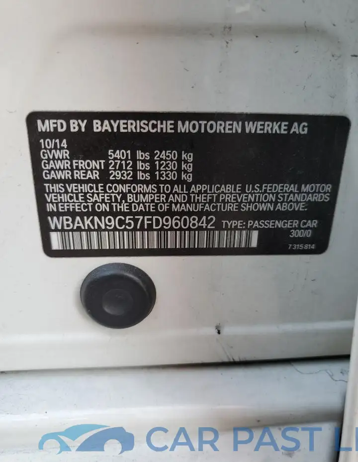 WBAKN9C57FD960842# 12