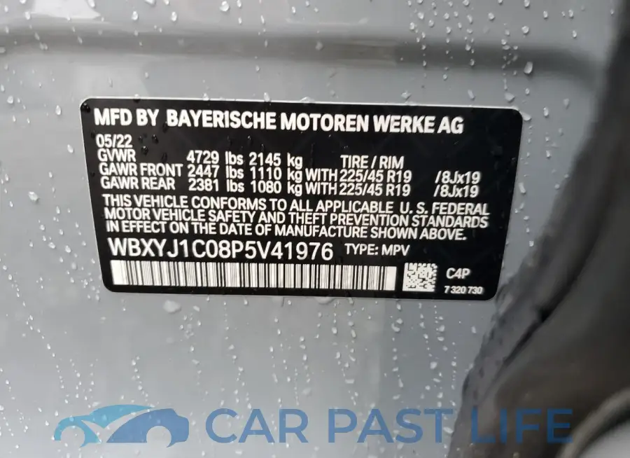 WBXYJ1C08P5V41976# 13