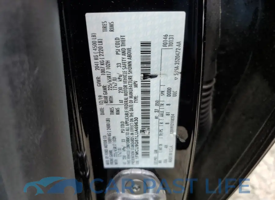 1FMCU9G61LUA69630# 13
