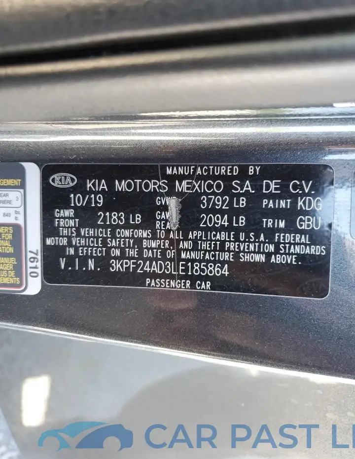 3KPF24AD3LE185864# 12