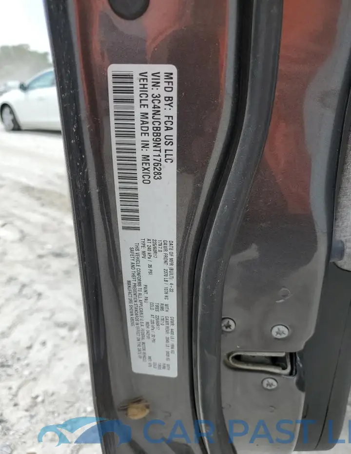3C4NJCBB9NT176283# 13