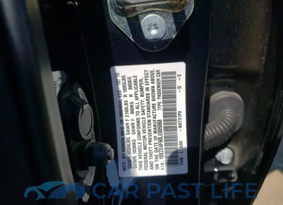 19XZE4F90LE005068# 12