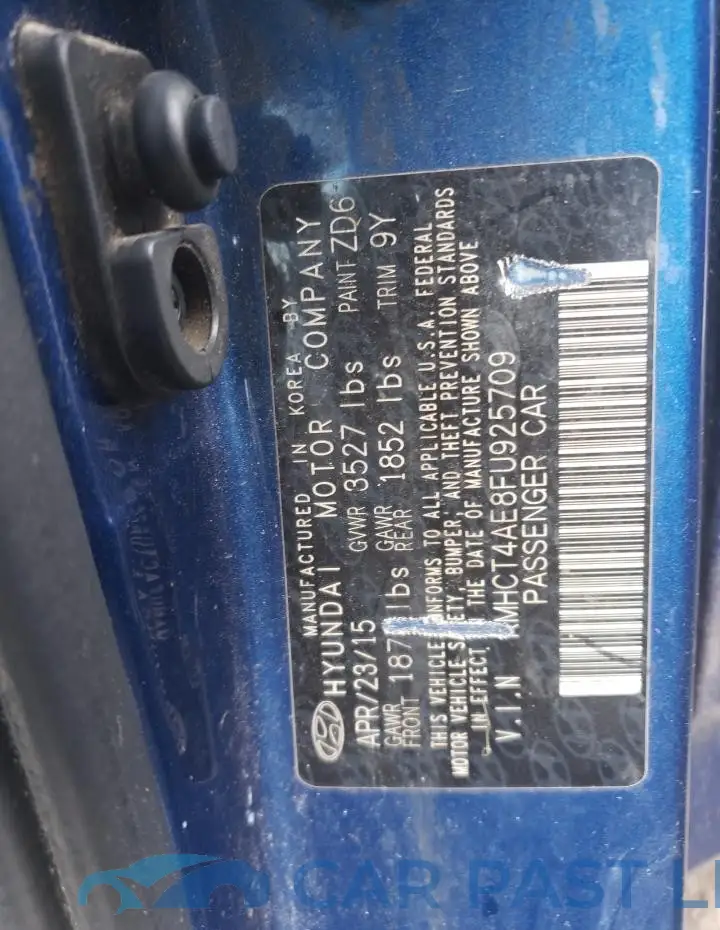 KMHCT4AE8FU925709# 12
