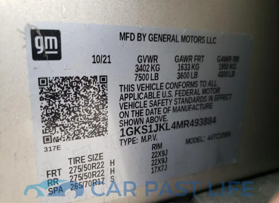 1GKS1JKL4MR493884# 13