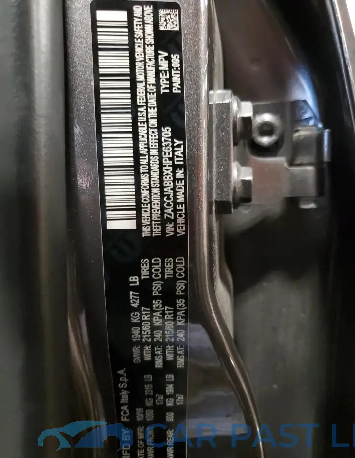 ZACCJABBXHPE63705# 14