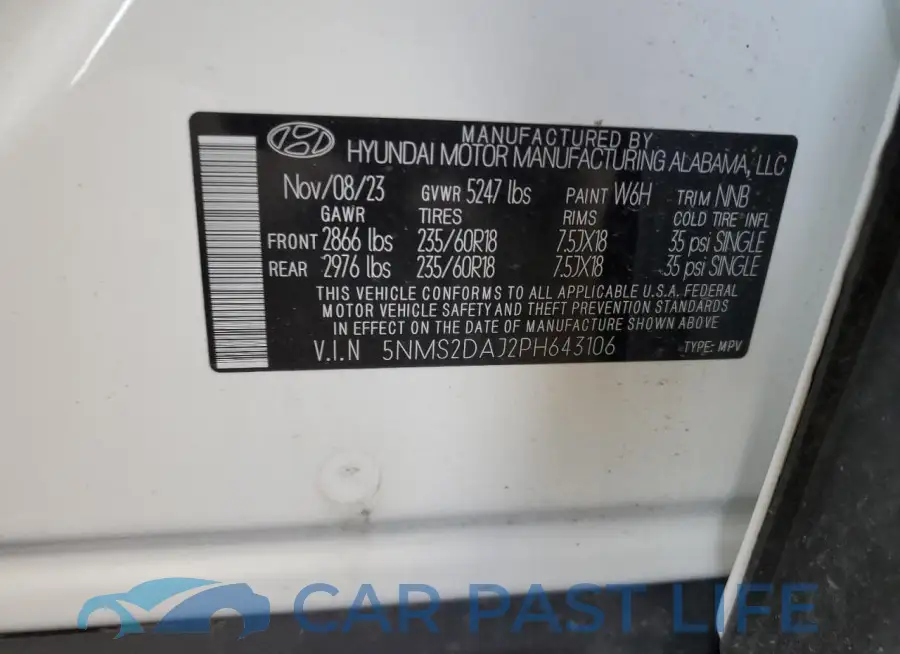 5NMS2DAJ2PH643106# 13