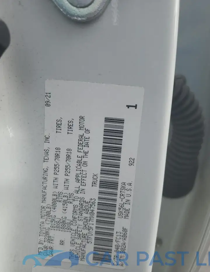 5TFUY5F17MX047563# 12