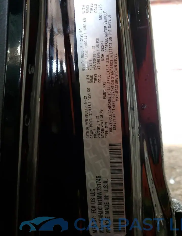 1C4HJXEN1MW731746# 13