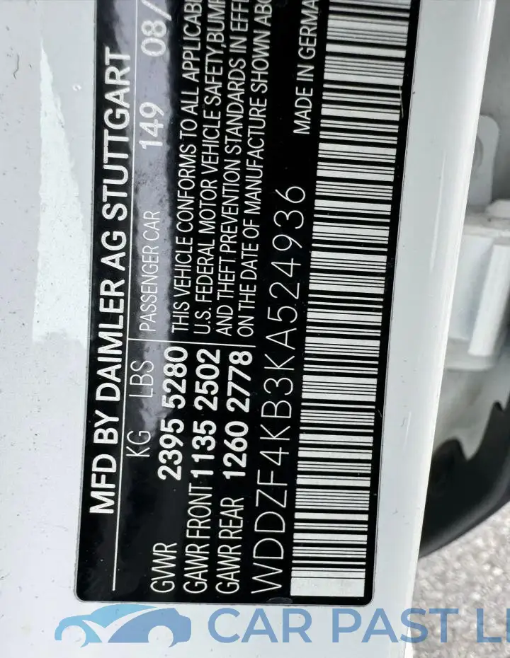 WDDZF4KB3KA524936# 12