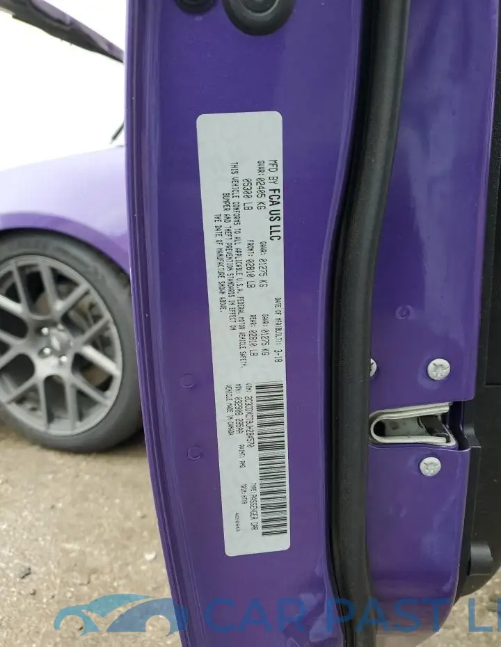 2C3CDXCT9JH284570# 12