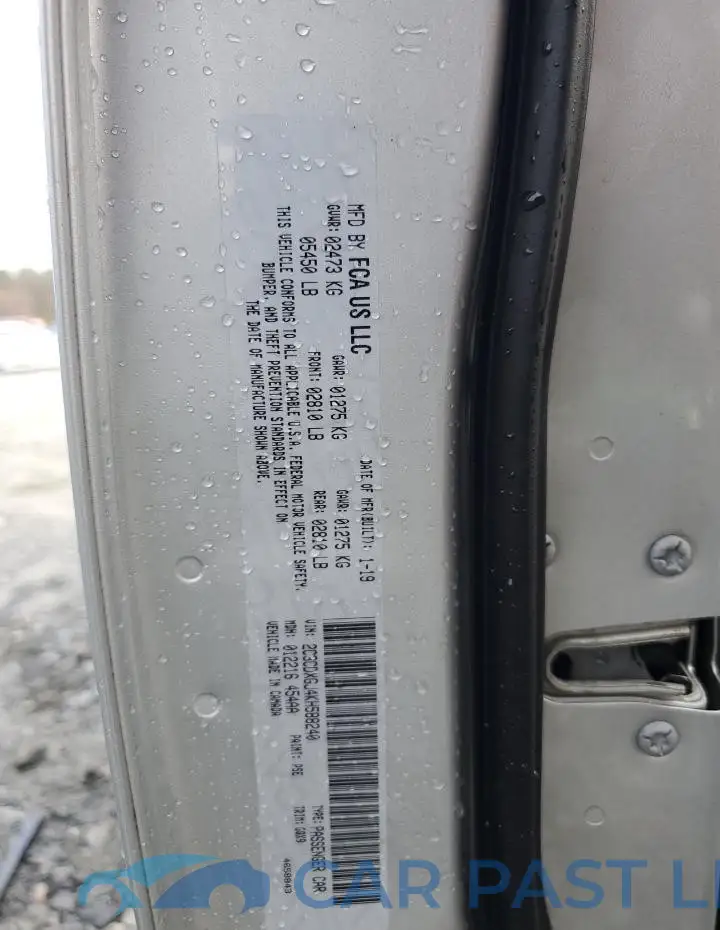 2C3CDXGJ4KH588240# 12