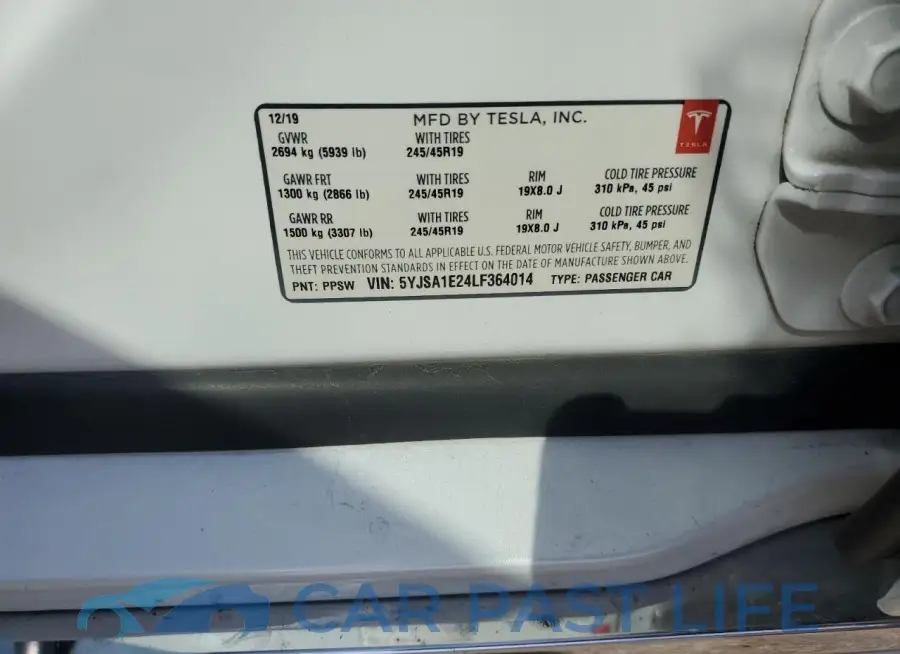 5YJSA1E24LF364014# 12