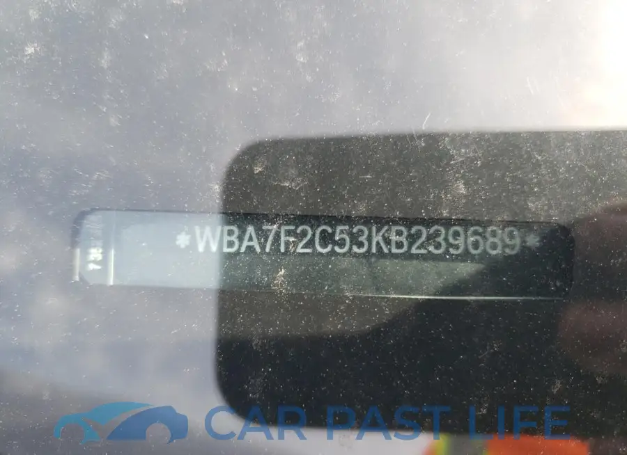 WBA7F2C53KB239689# 12