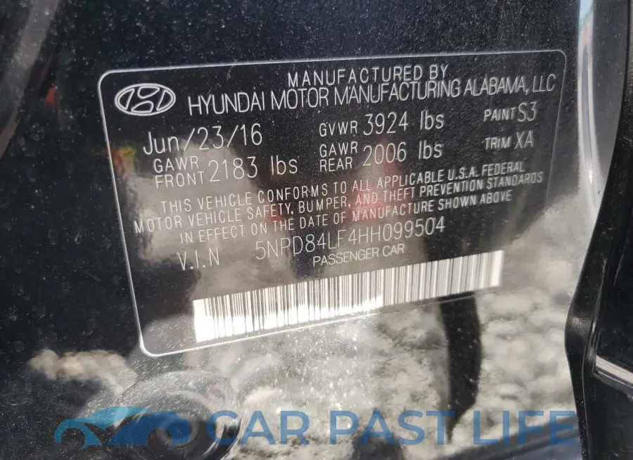 5NPD84LF4HH099504# 13