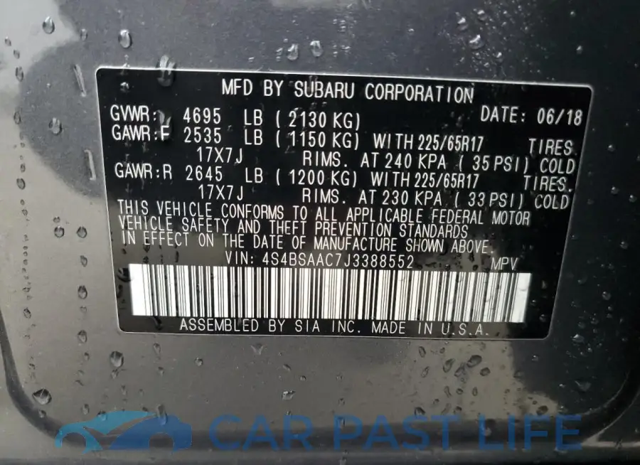 4S4BSAAC7J3388552# 14