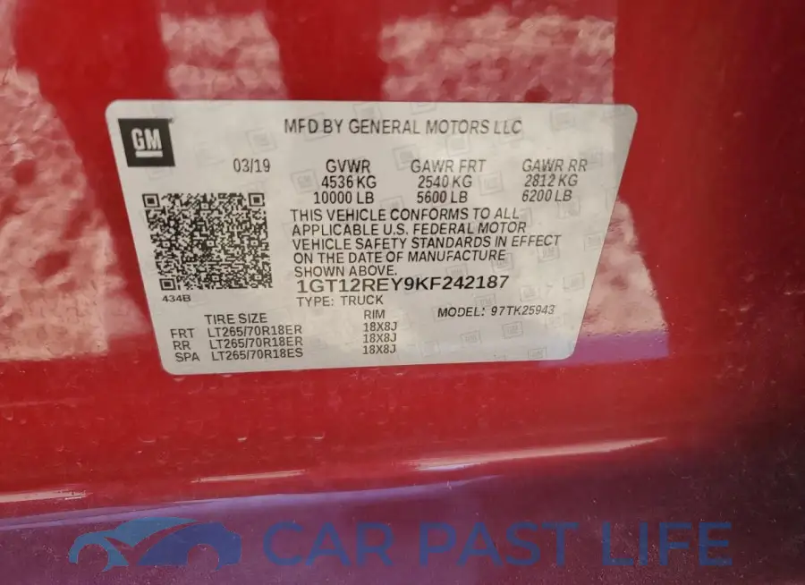 1GT12REY9KF242187# 10