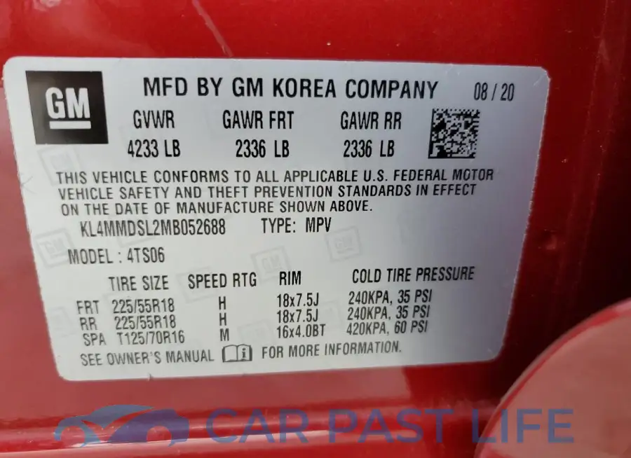 KL4MMDSL2MB052688# 12