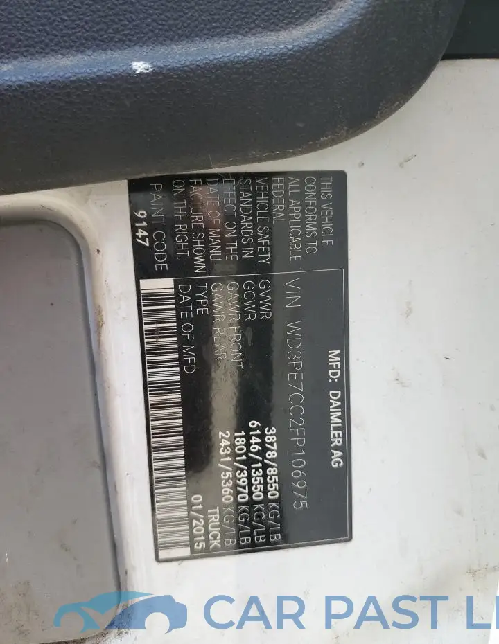 WD3PE7CC2FP106975# 13