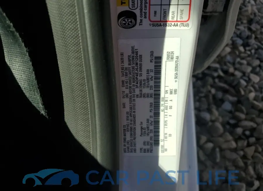 3FADP4EJ6JM120461# 12