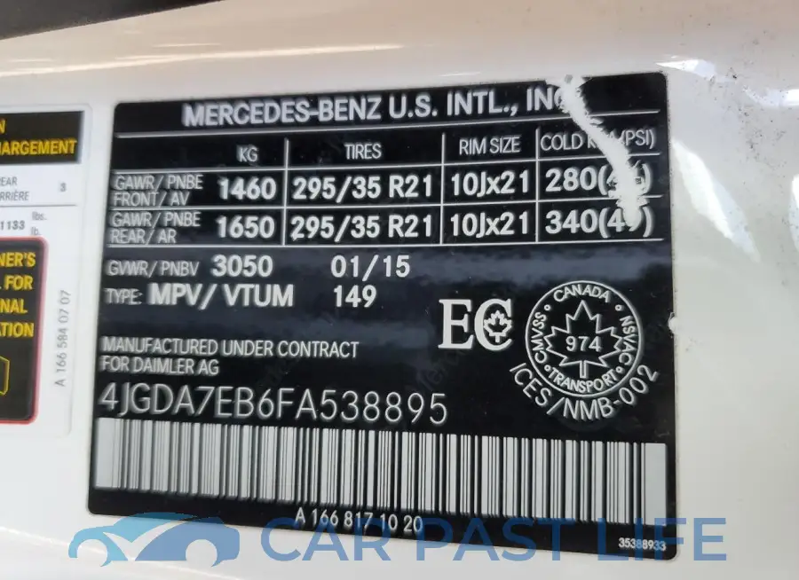 4JGDA7EB6FA538895# 14