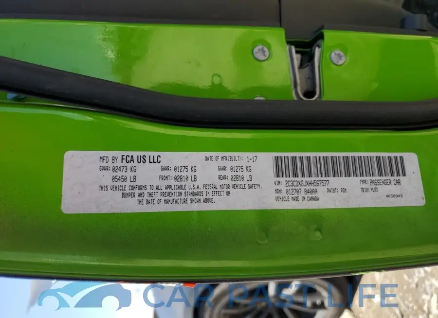 2C3CDXGJXHH567577# 12