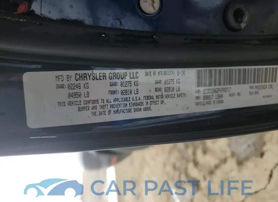 2C3CDZAG2FH709717# 12