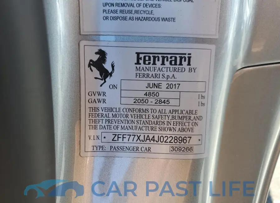 ZFF77XJA4J0228967# 12