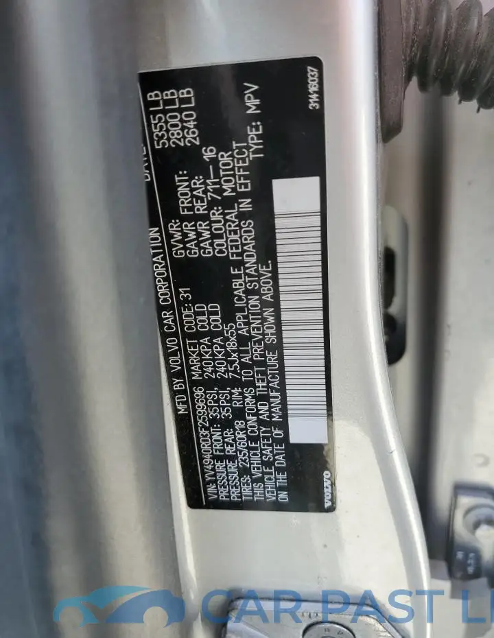 YV4940RD3F2599696# 13