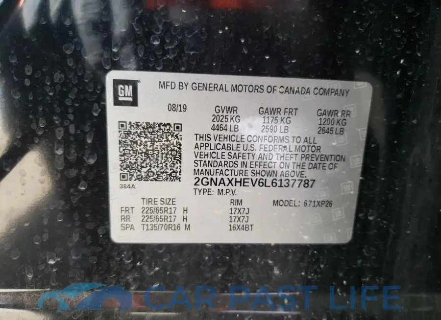 2GNAXHEV6L6137787# 14