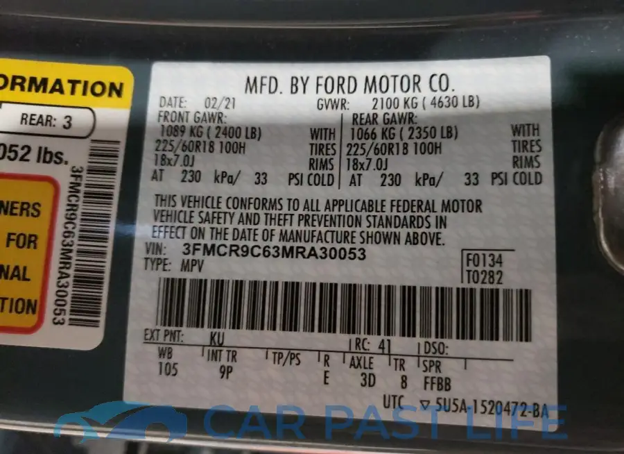 3FMCR9C63MRA30053# 14