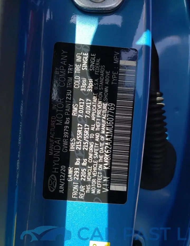 KM8K62AA1MU607769# 13