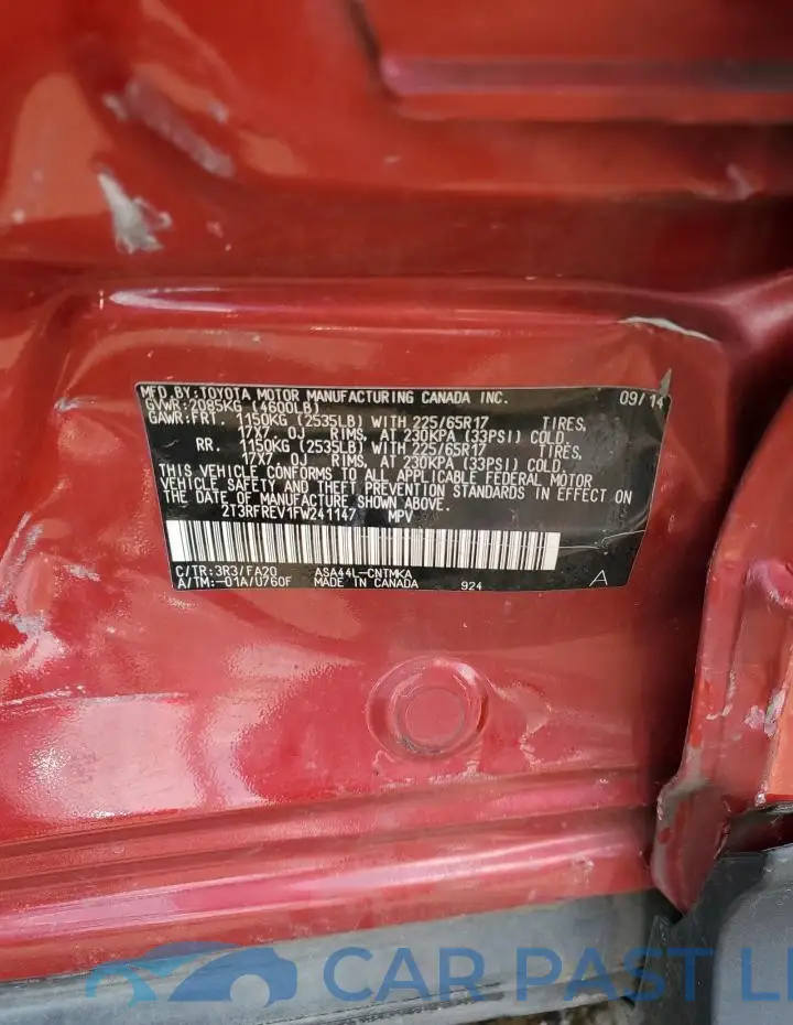 2T3RFREV1FW241147# 13