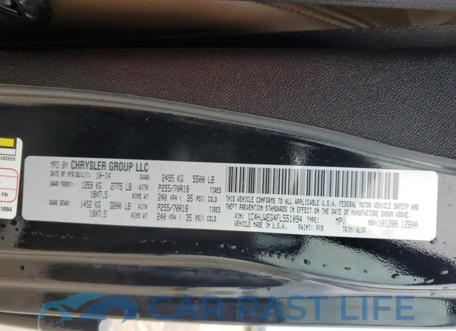 1C4HJWEG4FL551094# 12