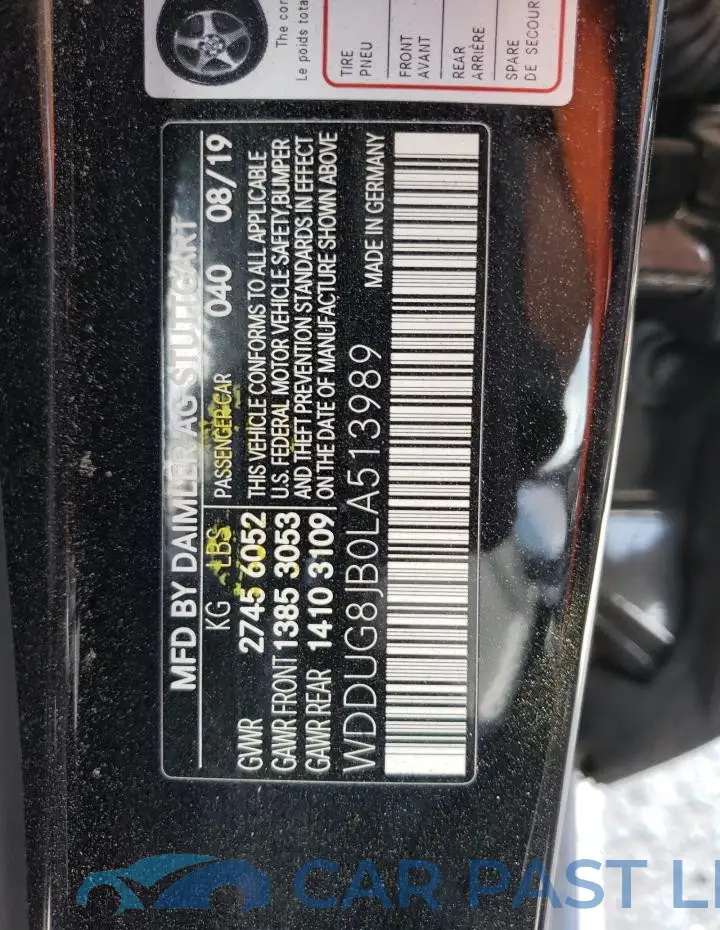 WDDUG8JB0LA513989# 12