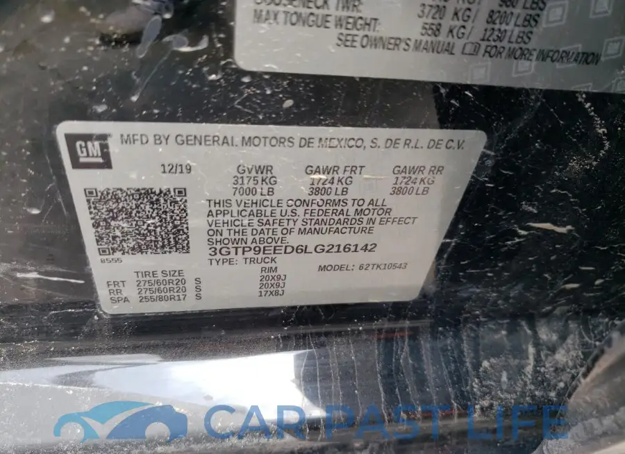 3GTP9EED6LG216142# 12