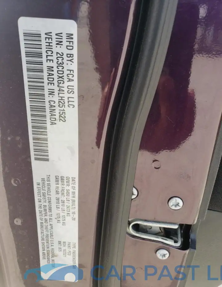 2C3CDXGJ4LH251522# 12