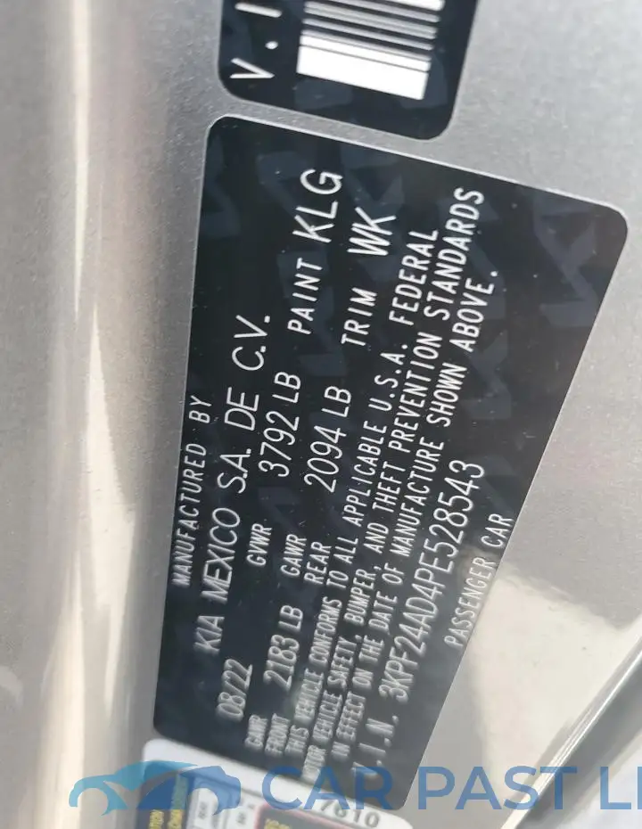 3KPF24AD4PE528543# 13