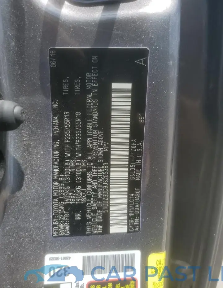 5TDDZ3DC9JS205389# 13