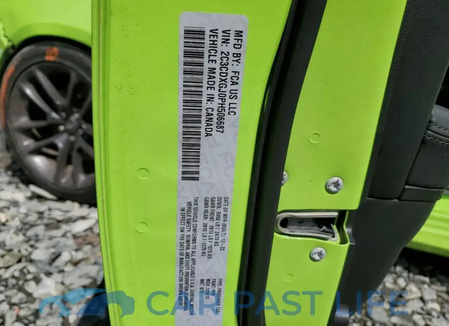 2C3CDXGJ0PH506687# 12