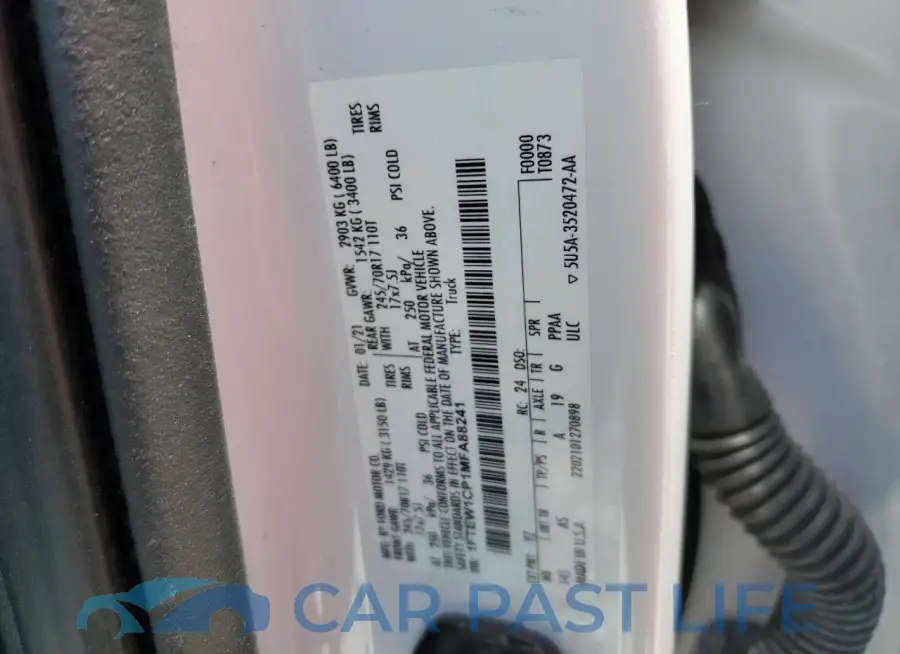 1FTEW1CP1MFA88241# 13