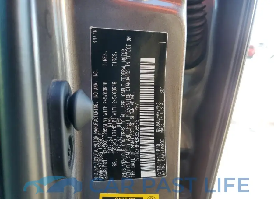 5TDKZRFH2KS299975# 13
