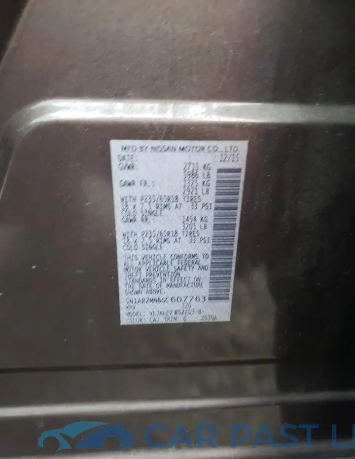 5N1AR2MN6GC607763# 13