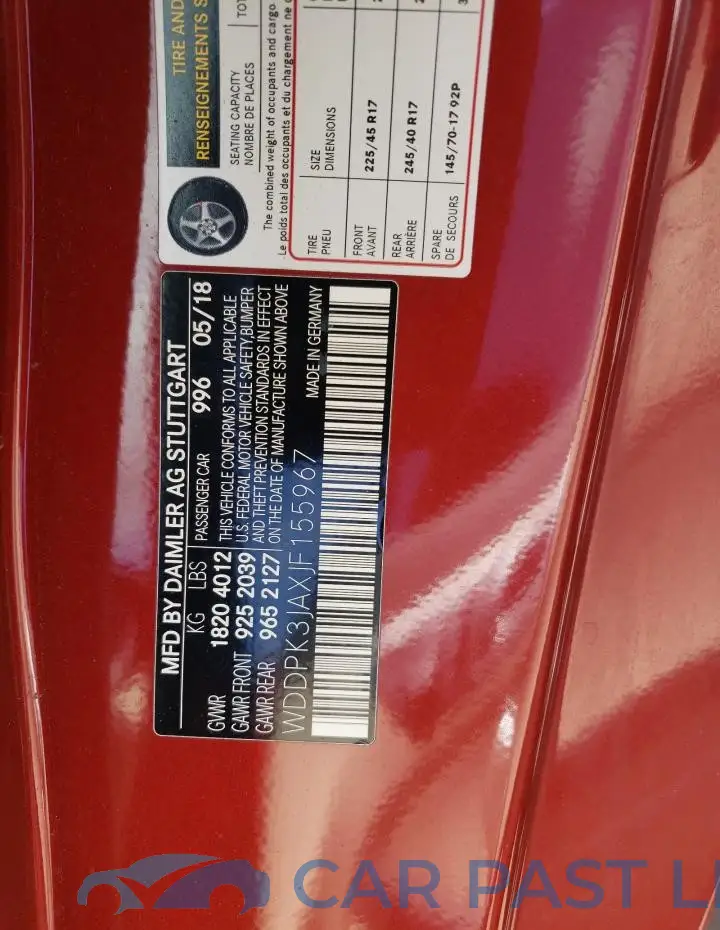 WDDPK3JAXJF155967# 12