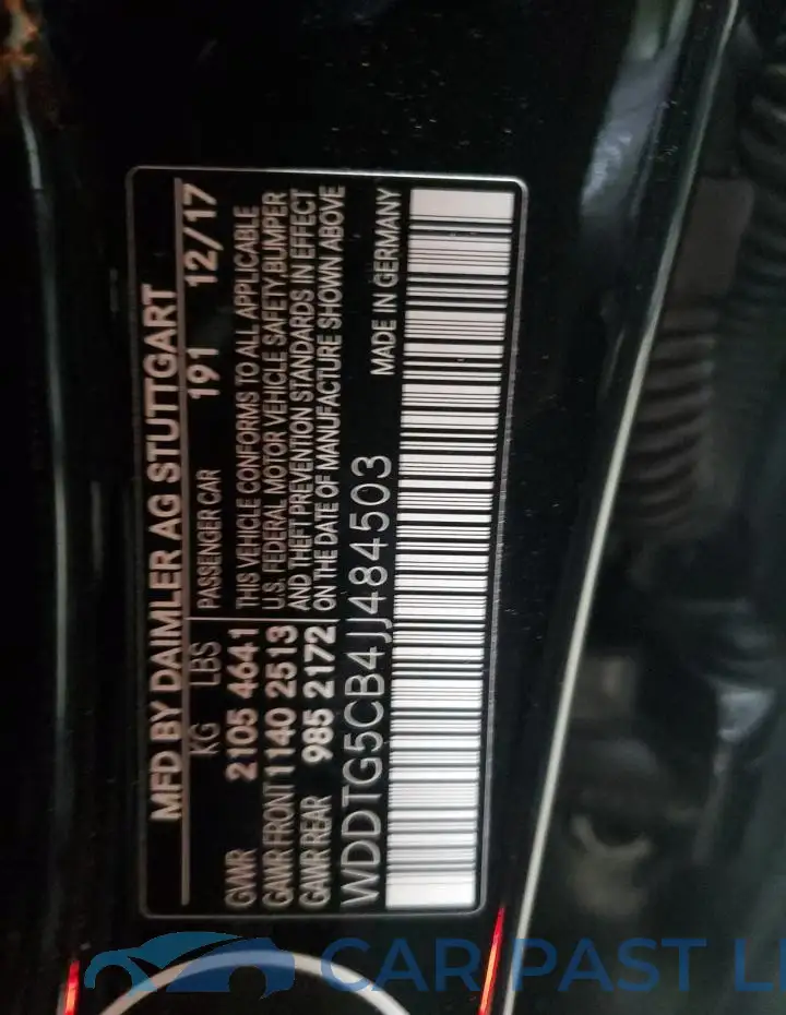 WDDTG5CB4JJ484503# 13